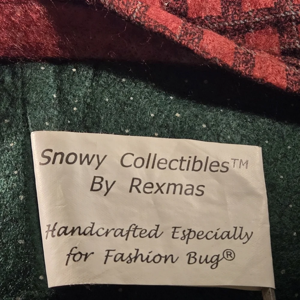 Vintage Rexmas Fashion Bug Holiday Christmas Snowman Family Shelf Sitters 17
